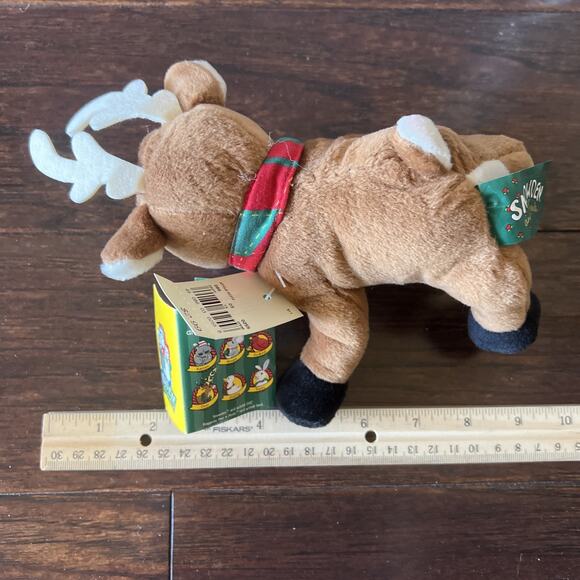 Snowden and Friends Plush Christmas Deer 1998 Raggedy Ann & Andy 7” NOS - Picture 4 of 6